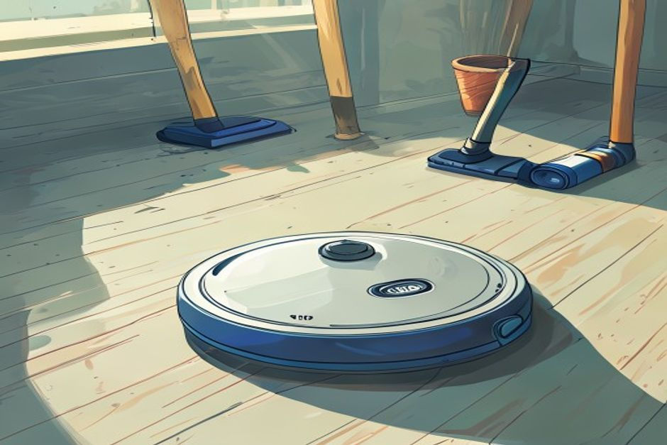 Robot vacuum cleaning, 6-12 words