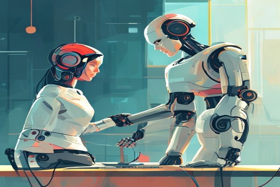 robot and human collaboration, 6-12 words