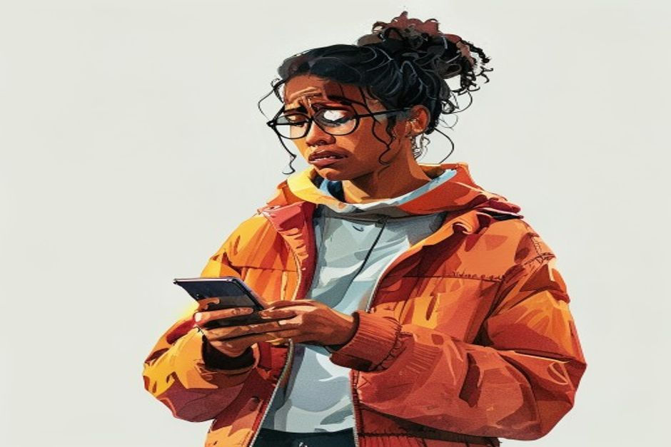 person holding smartphone