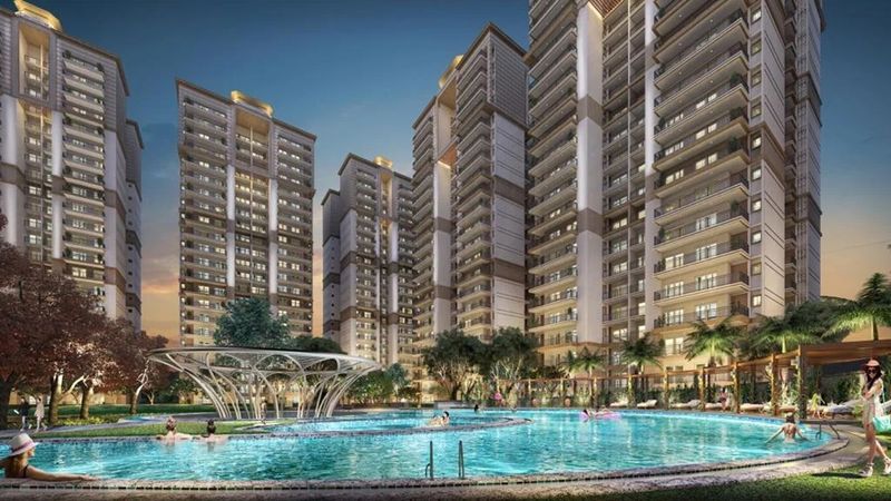 Swimming pool at Medallion Nova, Sector 66 Mohali