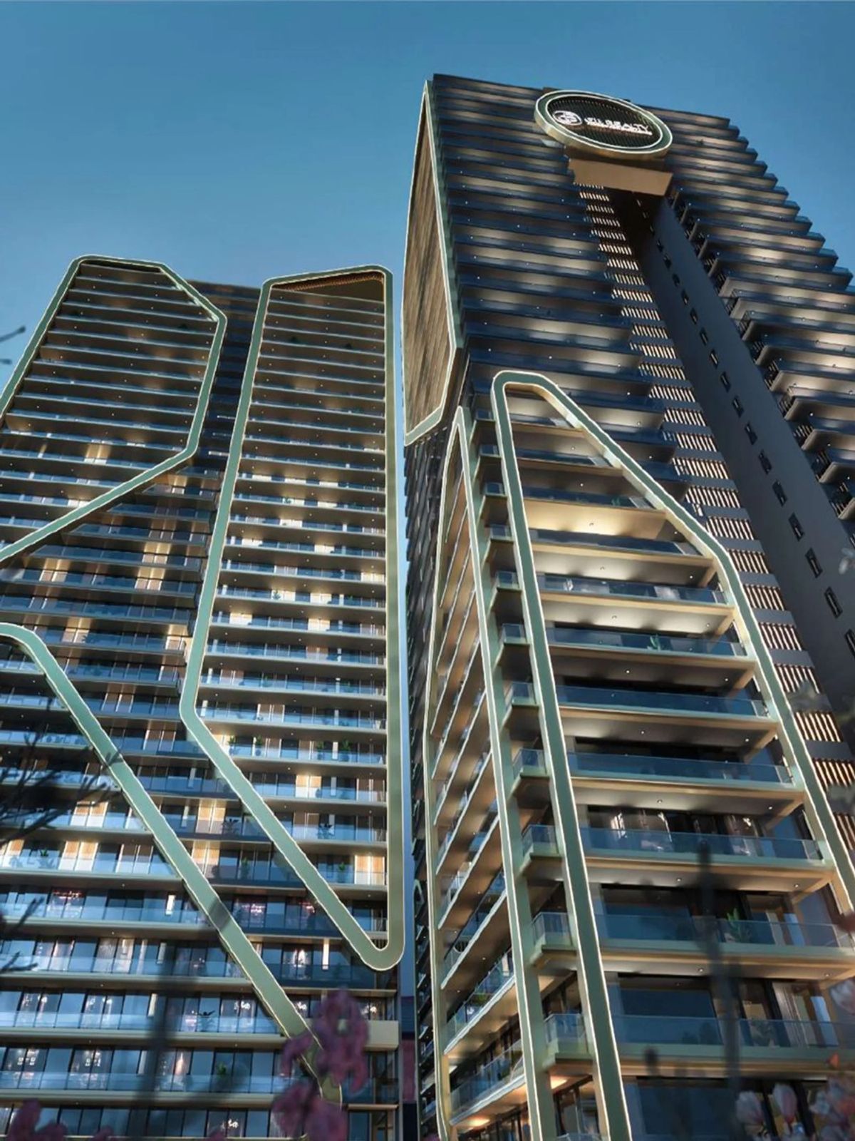 Residential towers of GB Realty Opus One