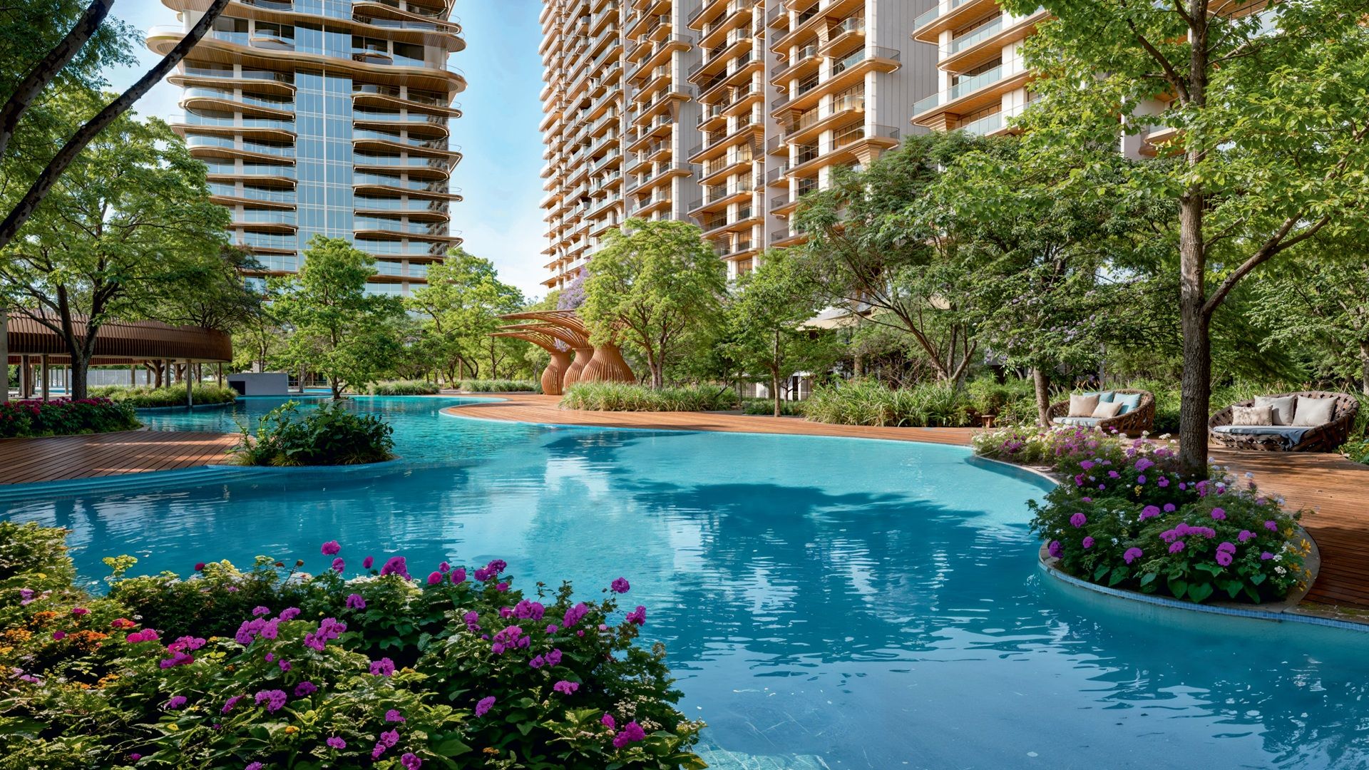 Entrance of The Pinnacle in Sector 83A, IT City, Mohali
