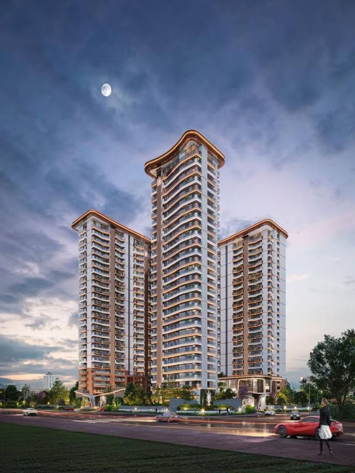 High-rise residential towers of The Tiara