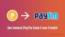 Get Instant PayTm Cash From Freehit