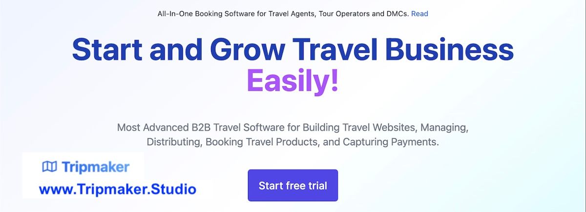 Start and Grow Travel Agency using Tripmaker Software