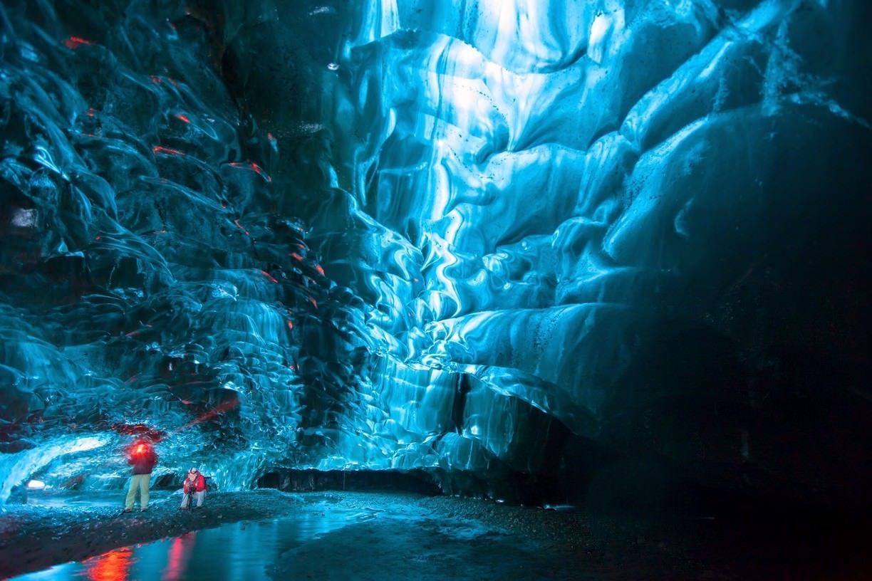 South Coast of Iceland, Ice Cave and Jökulsárlón Glacier Lagoon