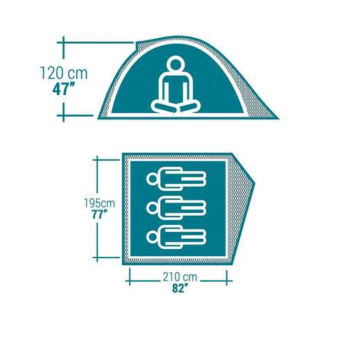 Camping Tent - 3 Person