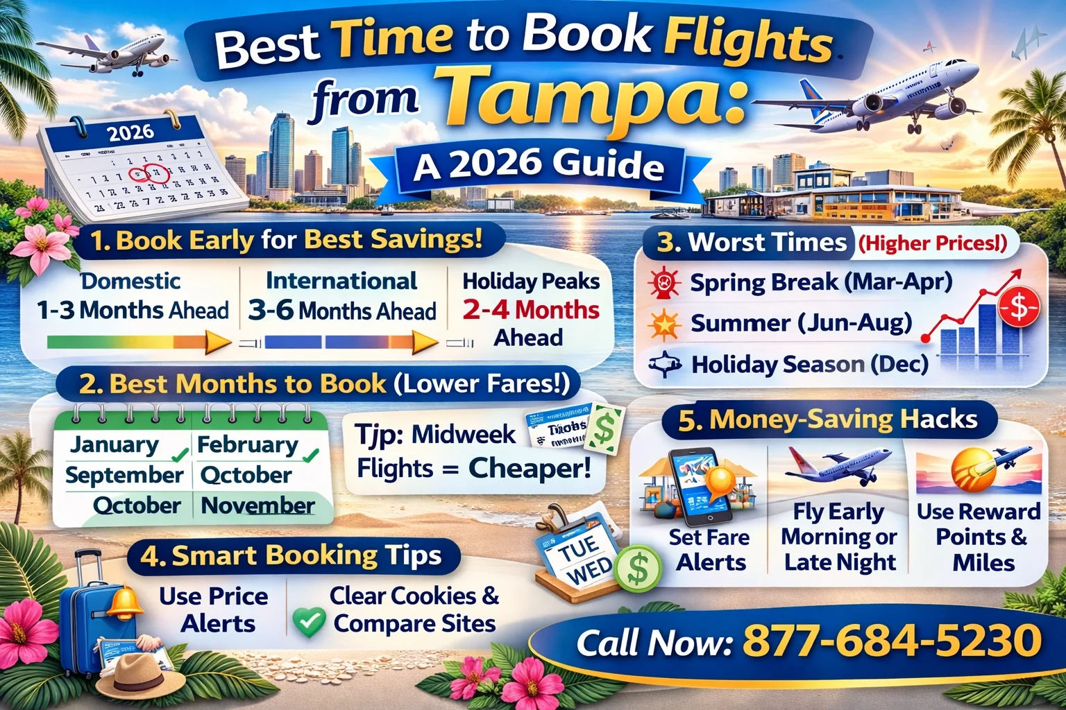 Best Time to Book Flights from Tampa: A 2026 Guide