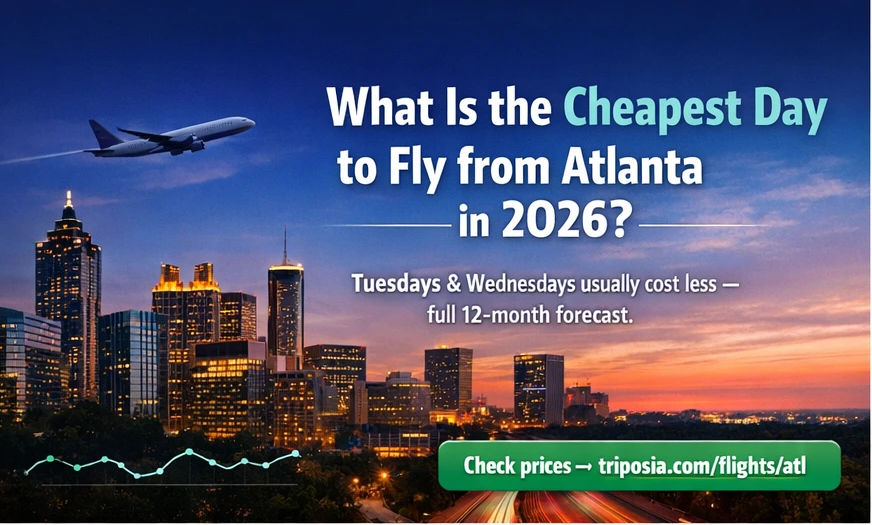 What Is the Cheapest Day to Fly from Atlanta in 2026?