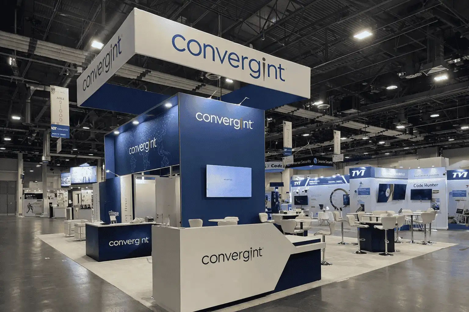 Custom trade show exhibit display booth