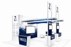 Rental trade show booth display