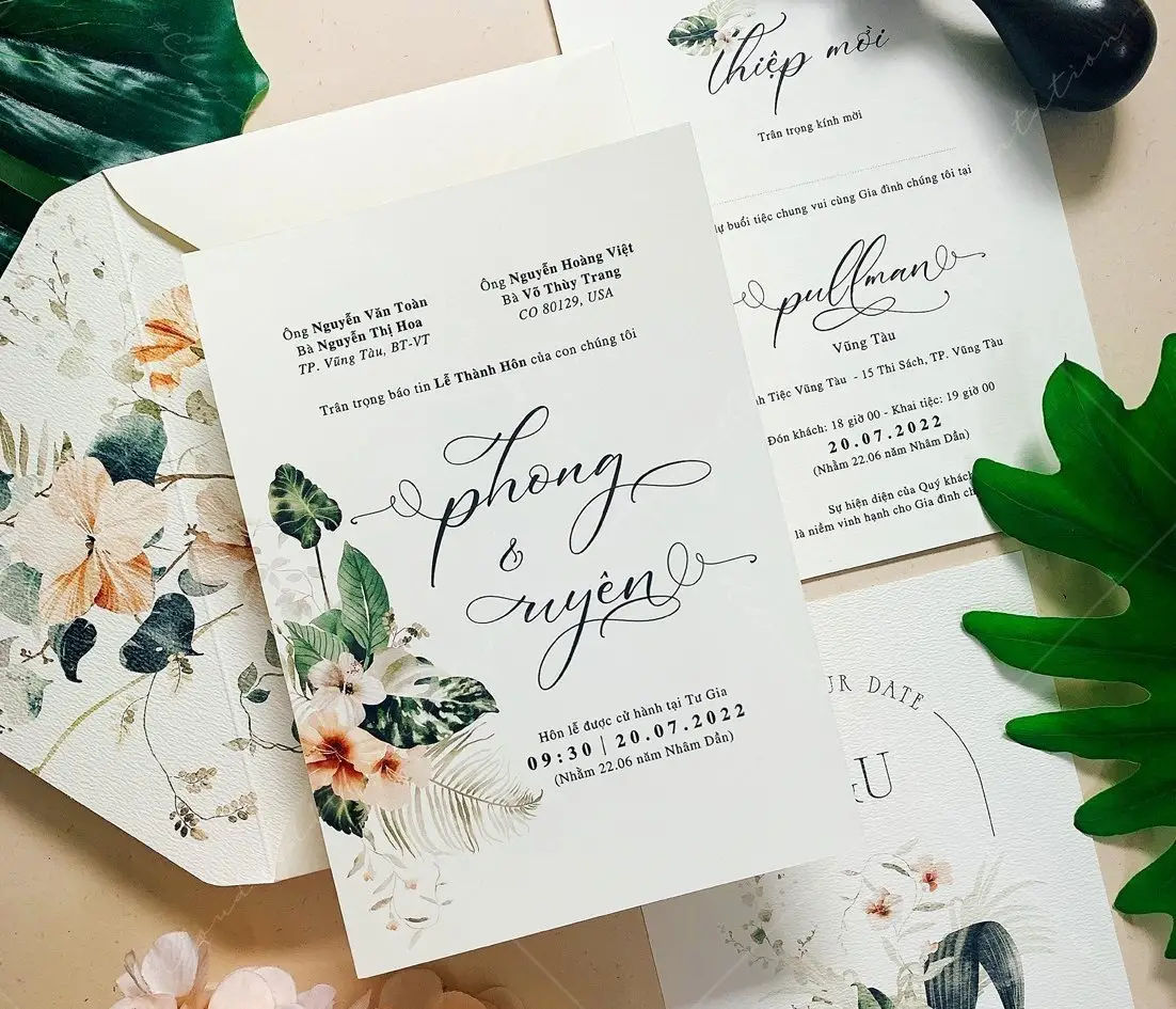 Mẫu thiệp cưới