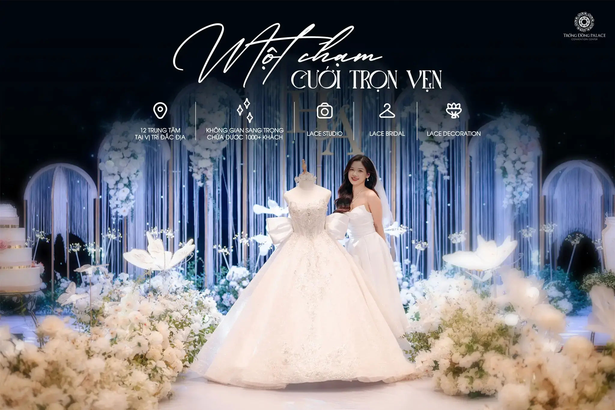 dịch vụ cưới hỏi trọn gói trống đồng palace lace studio