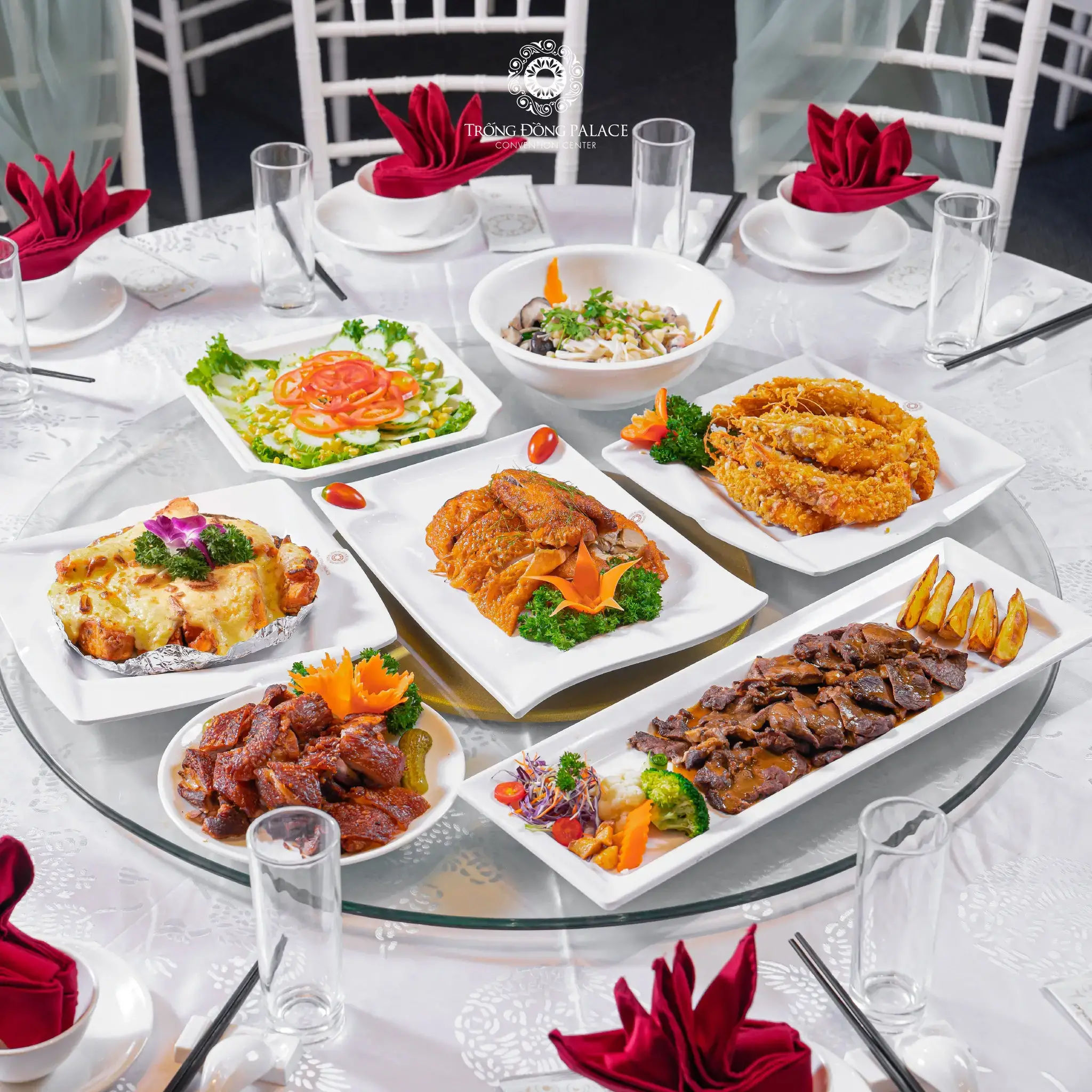 thực đơn tiệc cưới