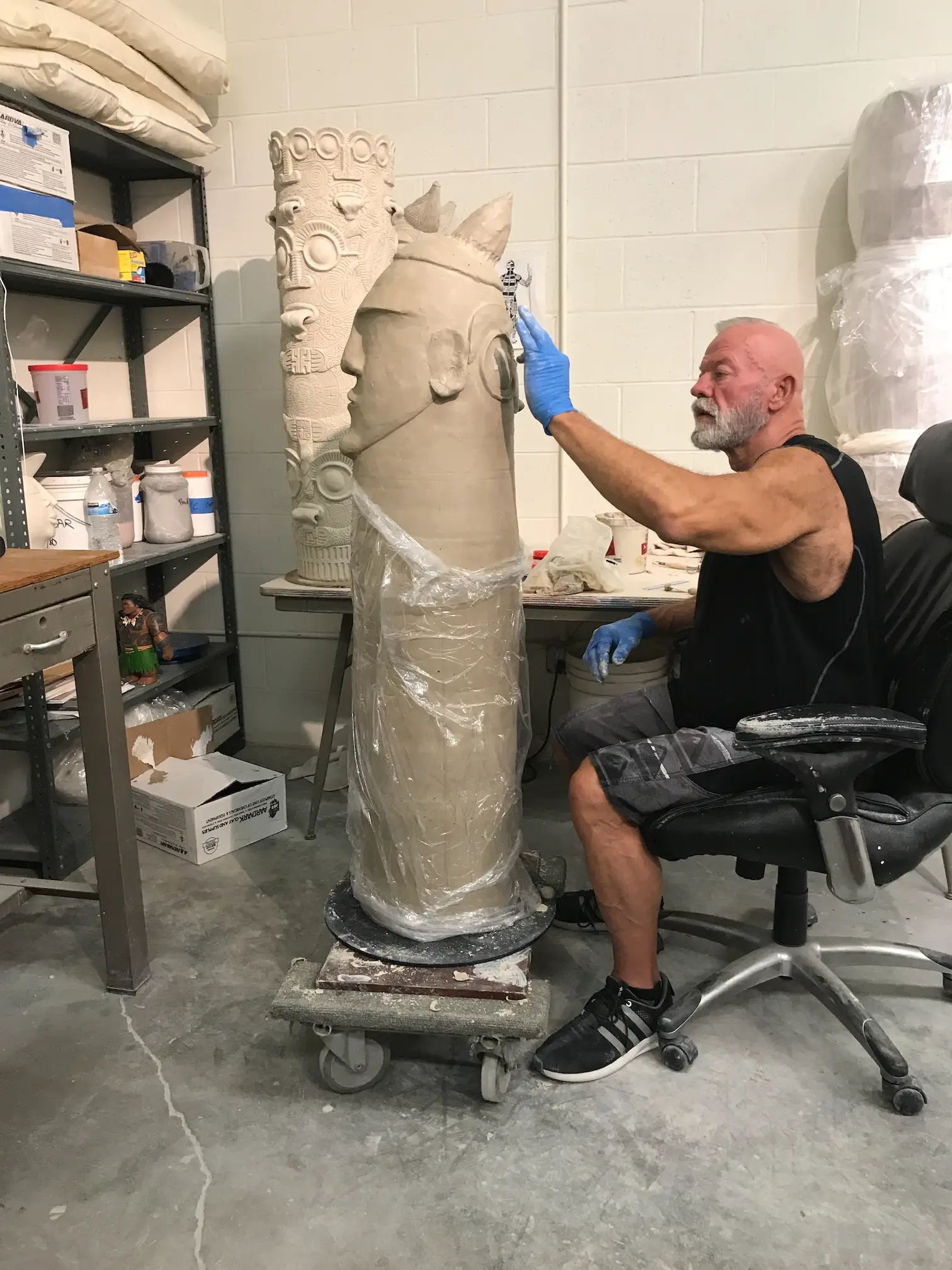 Totem & warrior series created by Gene Dodak