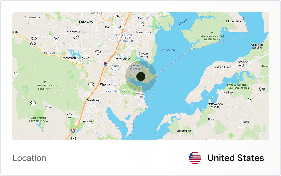 Geolocation map