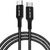 USB C to USB-C 100W Charging Cable 3.3ft, 5A 20V Power Delivery PD, Braided Nylon Type C 2.0 to Type-C Fast Charging Cable 1M