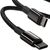 Baseus 100W PD 5A QC 4.0 Fast Charging USB C to USB C Cable, Zinc Alloy Nylon Braided Type C Data Cable 6.6ft