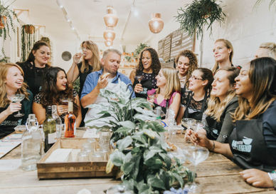 An image of a group of people having a party, Private Baking Class. Bake With A Legend