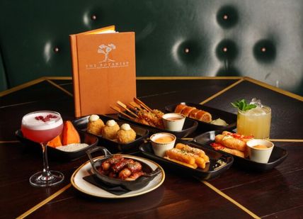 An image of a set table in The Botanist Broadgate Circle