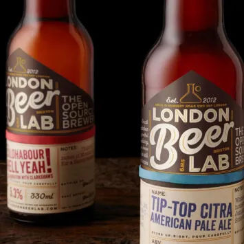 London beer lab beer bottles