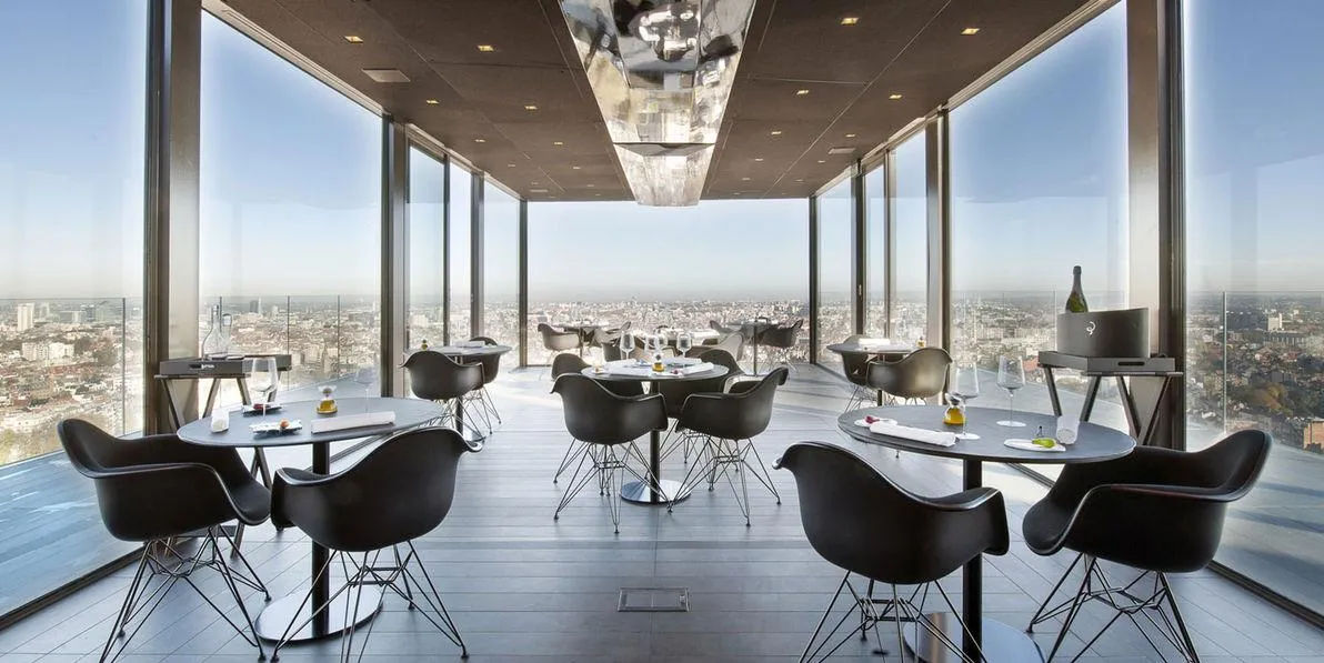 The Shard is a restaurant with a view of London.