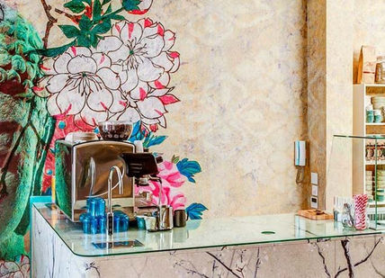 An image of a room with a wall mural, Head to Toe Spa Experience. Cloud Twelve