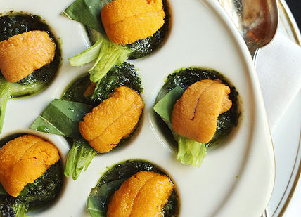 An image of a plate of food on a table, Private Masterclass With Chef Daniel Rose. Conundrum