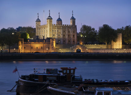 An image of a castle at night, Royal Private Dining Experience. Getaway-Pseudo-Supplier