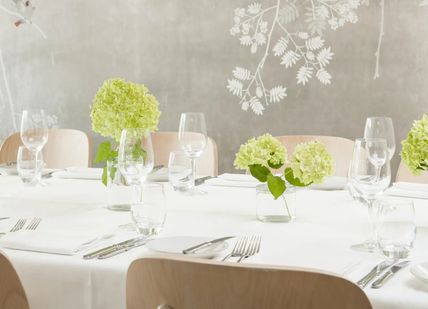 An image of table settings