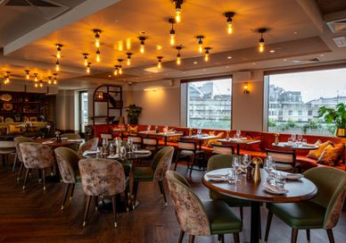 An image of the restaurant inside