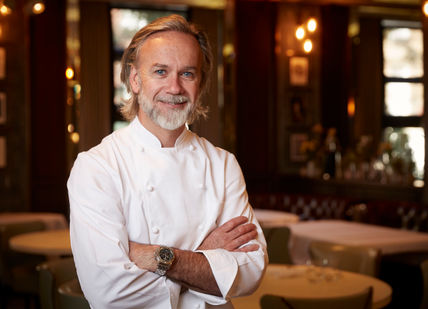 An image of a chef in a restaurant, Chef’s Table Experience at Michelin-Starred Marcus Wareing's restaurant. Marcus