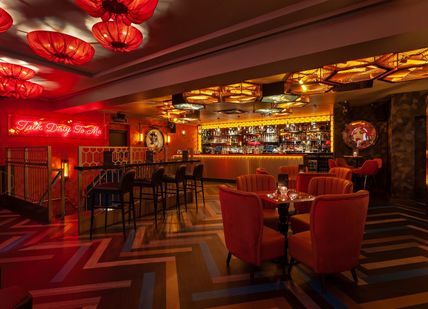 An image of interior of a venue