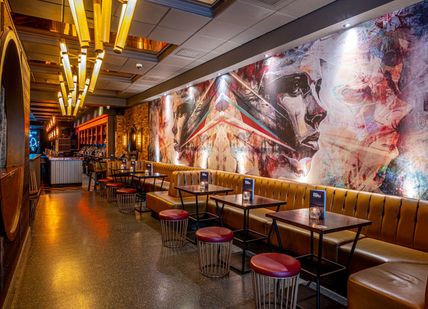 An image of interior of a venue