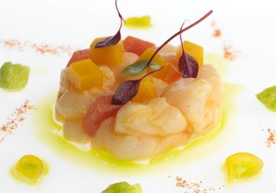 An image of a dish. Tasting menu