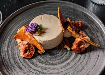 A samle dish of a tatsing menu