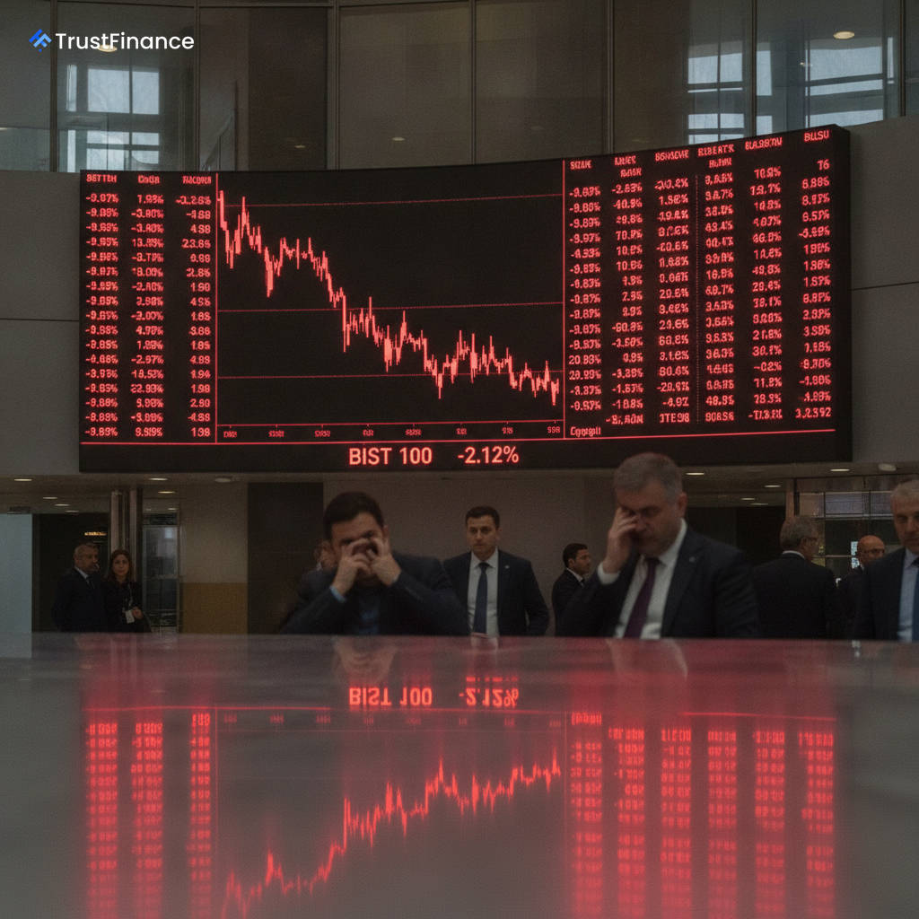 トルコ株式市場が下落、BIST100指数は2.12%安