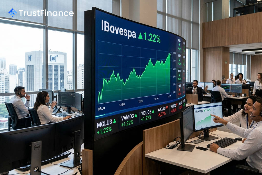 ブラジル株式市場、反発し1.22%高 ボベスパ指数、不動産・金融セクターが牽引