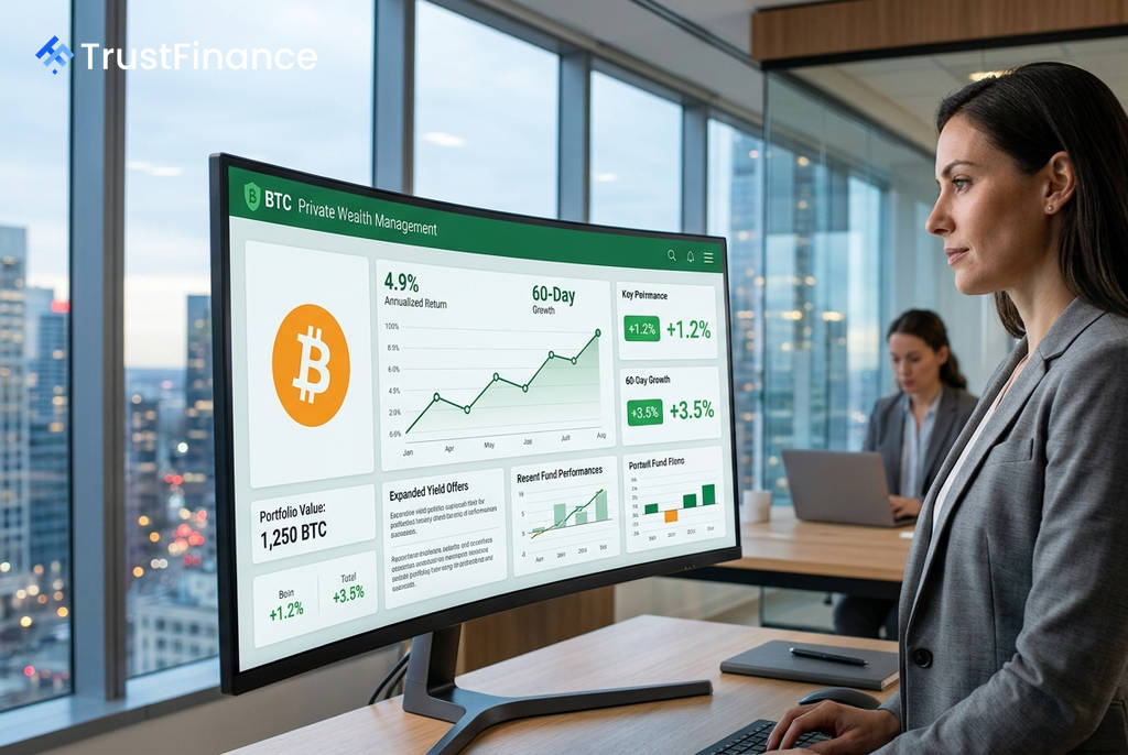 Bybitの富裕層向けBTCファンド、過去60日間の年換算リターンが4.9%を記録