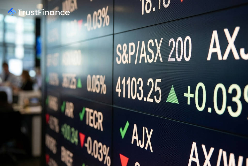 ตลาดหุ้นออสเตรเลียปิดบวกเล็กน้อย 0.03% ท่ามกลางภาวะซื้อขายผันผวน