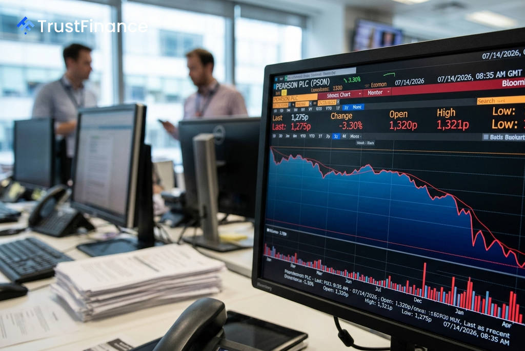 หุ้น Pearson ร่วงหนัก หลัง JPMorgan หั่นน้ำหนักลงทุน ชี้ราคาวิ่งแซงปัจจัยพื้นฐาน