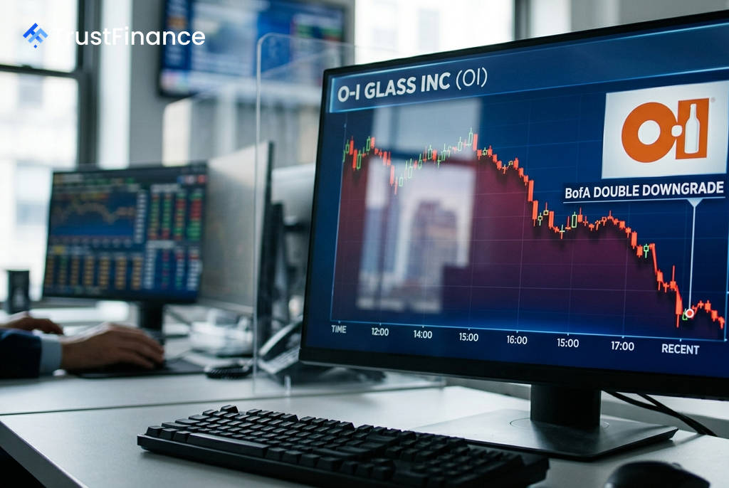 Saham O-I Glass Jatuh Selepas Penurunan Taraf Berganda oleh BofA