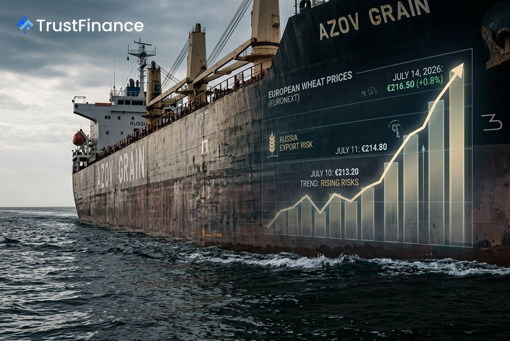 European Wheat Rises as Traders Weigh Russian Export Risks in Azov Sea