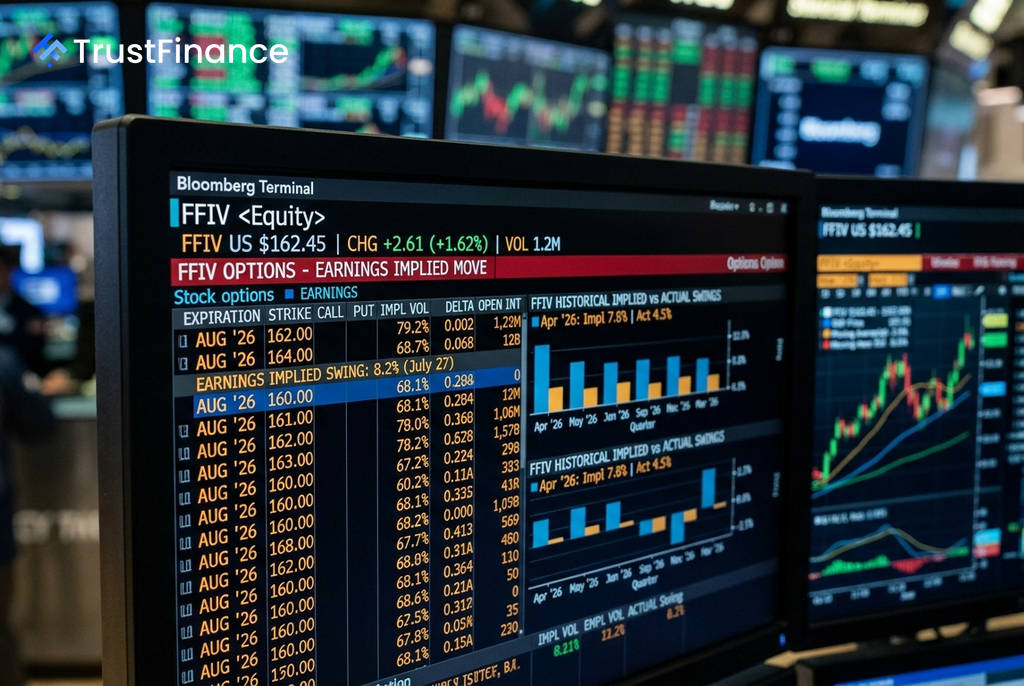 F5 इंक. के शेयरों में नतीजों के बाद 8.2% की अस्थिरता संभव: ऑप्शंस डेटा