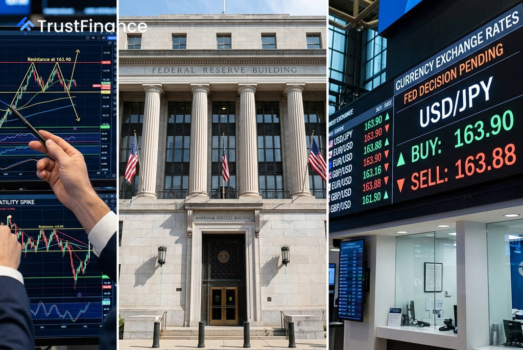 USD/JPY Nears Key Resistance as Markets Brace for Fed-Driven Volatility
