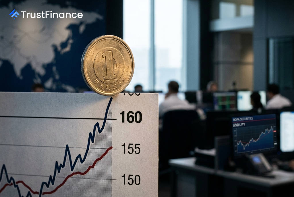 Japan's Credibility on the Line if USD/JPY Breaches 160, BofA Warns
