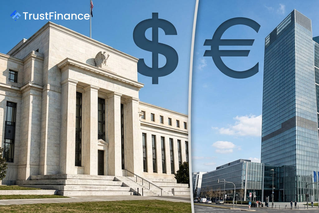 UBS Lifts EUR/USD Forecast to 1.20 on Fed-ECB Policy Divergence Bet