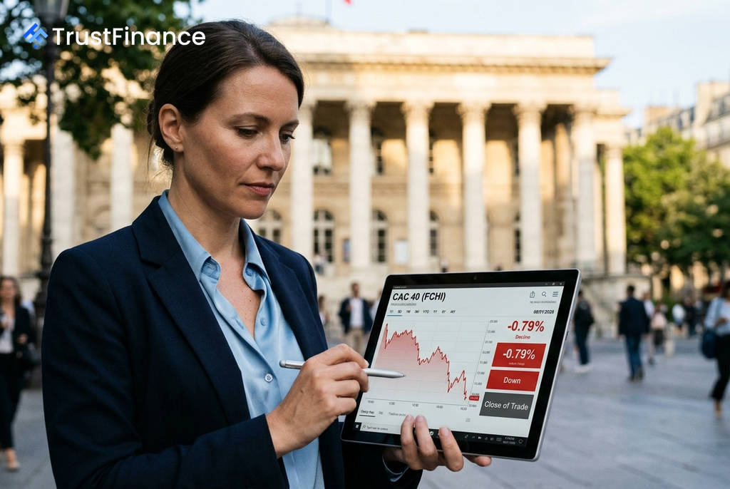 French Stocks Close Lower as Industrial and Tech Sectors Weigh on CAC 40