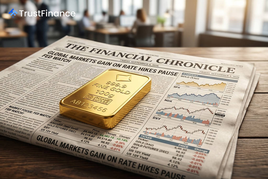 Giá vàng ổn định gần 4.500 USD sau khi Thống đốc Fed Waller hạ nhiệt kỳ vọng tăng lãi suất