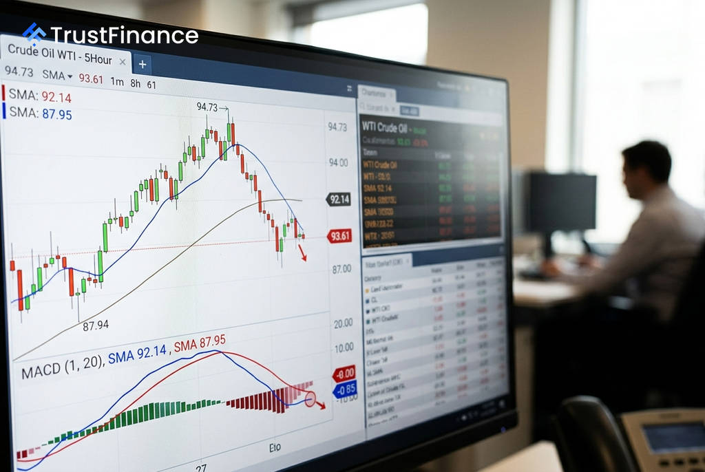 WTI Crude Oil Flashes Bearish Technical Signal, Pointing to Potential Pullback